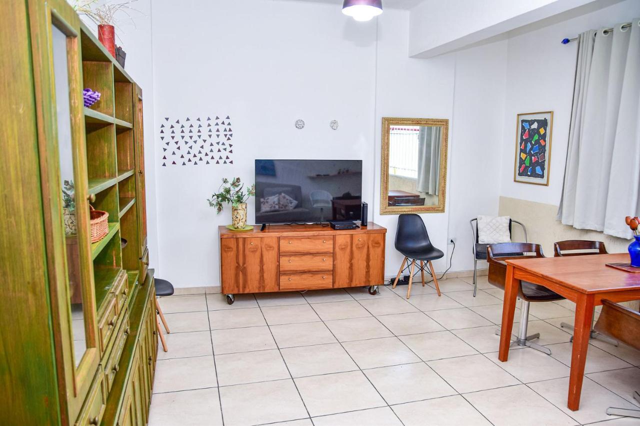 Charmoso Apto A Beira-Mar Com Wi-Fi Em Santos Sp Apartment Ngoại thất bức ảnh