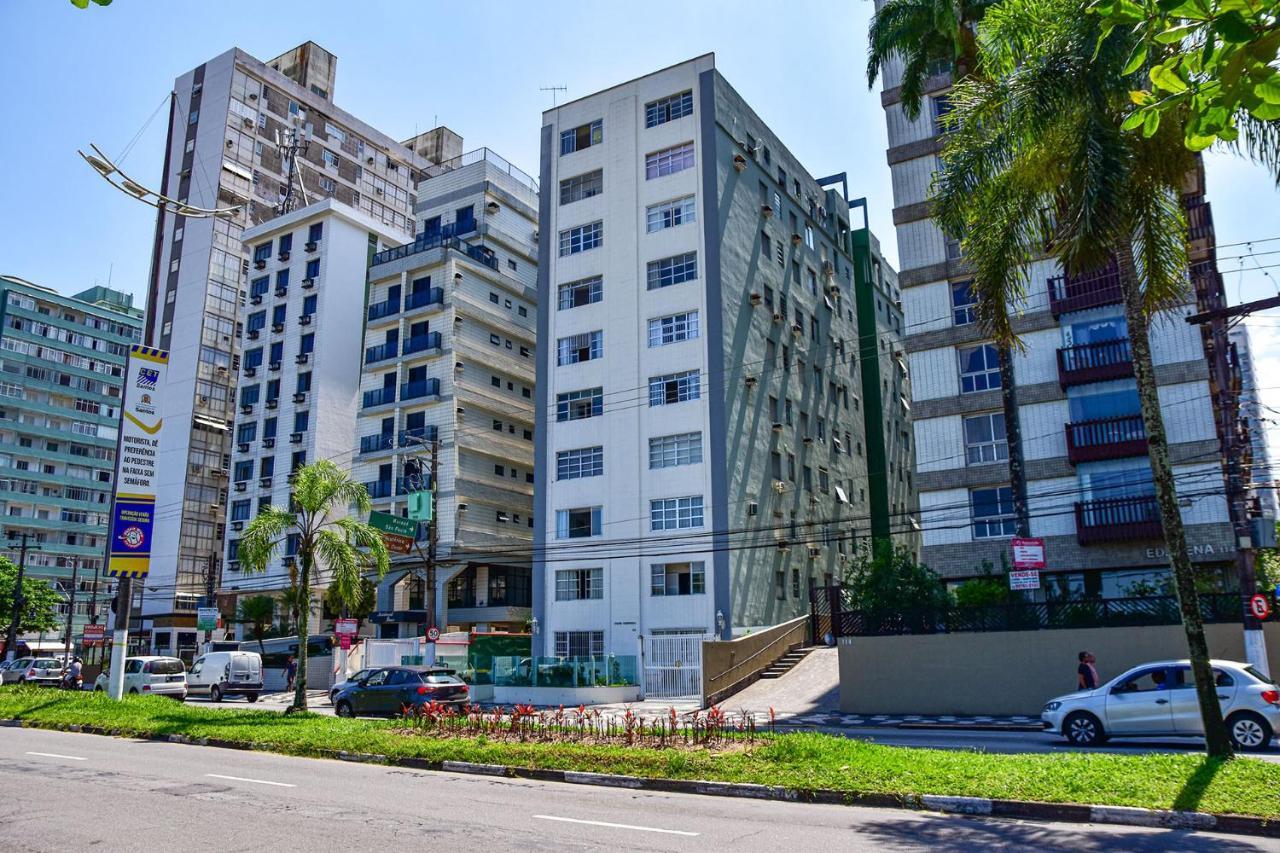 Charmoso Apto A Beira-Mar Com Wi-Fi Em Santos Sp Apartment Ngoại thất bức ảnh